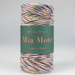 Mia Mote™ Classic Line Sznurek bawełniany skręcany do makramy 3mm stripe