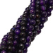 Agat Indigo Kamień Jubilerski Fasetowany kula 6mm
