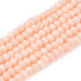 Koraliki Fasetowane Kryształki Szklane Rondelle Łososiowy 3.8x3mm