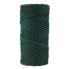 Mia Mote™ Petit Line Sznurek pleciony bawełniany 2mm Emerald