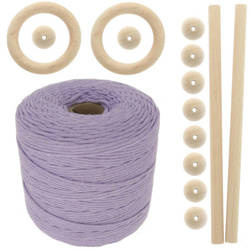 Zestaw do makramy dla początkujących 2mm z akcesoriami