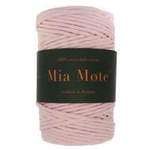 Mia Mote™ Classic Line Sznurek bawełniany skręcany do makramy 3mm Rose Quartz