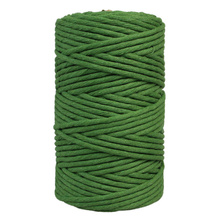 Mia Mote™ Classic Line Sznurek bawełniany skręcany do makramy 3mm fuchsyt