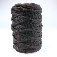 Mia Mote™ ByBag Line Sznurek Poliestrowy płaski bez rdzenia ciemny brązowy czekolada 3mm