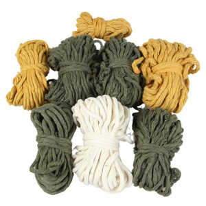 Outlet / Sznurek Bawełniany Skręcany / do Makramy / Classic Eco Line / mix / 2/3/5 mm / 200g [411]