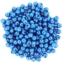 Perły Akrylowe niebieski 6mm