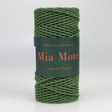 Mia Mote™ Petit Line Sznurek pleciony bawełniany 2mm Fuchsyt