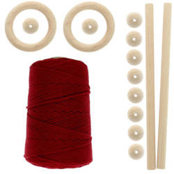 Zestaw do makramy dla początkujących 3mm z akcesoriami