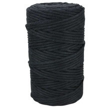 Mia Mote™ Classic Line Sznurek bawełniany skręcany do makramy 5mm shungite