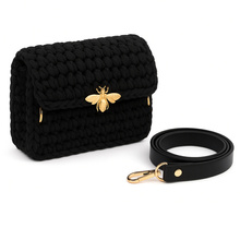 Mia Mote™ ByBag Line Sznurek Poliestrowy płaski bez rdzenia ciemny bordowy wino 5mm