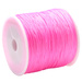 Sznurek Nylonowy 0.4mm do bransoletek kamieni Topliwy Różowy