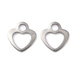 Zawieszka Stal Chirurgiczna serce 12x10.5x1mm