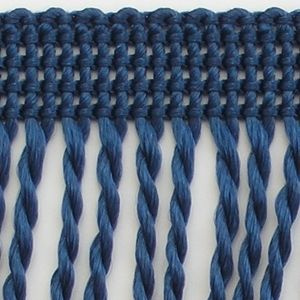 Frędzle Chwosty Na Taśmie Skręcane Granatowy 60mm 25m