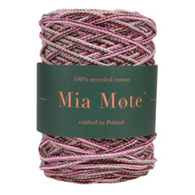 Mia Mote™ Thinny Line sznurek bawełniany 3mm miraże ombre red strip