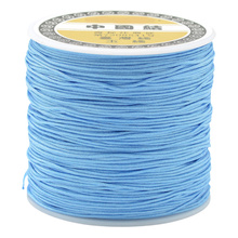 Sznurek Nylonowy 0.4mm do bransoletek kamieni Topliwy Błękitny