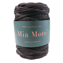 Mia Mote™ ByBag Line Sznurek Poliestrowy płaski bez rdzenia ciemny brązowy czekolada 3mm