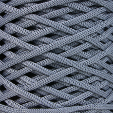 Mia Mote™ ByBag Line Sznurek Poliestrowy płaski bez rdzenia srebrny stalowy 3mm