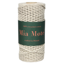 Mia Mote™ Petit Line Sznurek pleciony bawełniany 2mm Light Moonstone