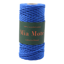 Mia Mote™ Petit Line Sznurek pleciony bawełniany 2mm Chalkantyt