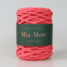 Mia Mote™ Lush Line Sznurek bawełniany watermelon crystal 5mm