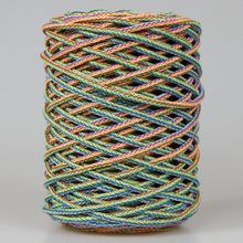 Mia Mote™ Thinny Line sznurek bawełniany 3mm miraże ombre strip