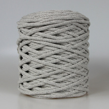 Mia Mote™ Lush Line Sznurek bawełniany 5mm flaxy river stone Nowy Splot