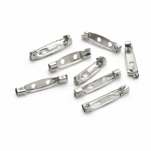 Zapięcie Baza Broszki Kolor Srebrny Oksydowany 20x5mm