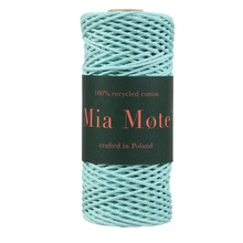 Mia Mote™ Petit Line Sznurek pleciony bawełniany 2mm Chryzopraz