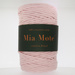 Mia Mote™ Classic Line Sznurek bawełniany skręcany do makramy 5mm Rose Quartz