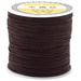 Sznurek Nylonowy 0.4mm do bransoletek kamieni Topliwy Brązowy