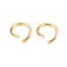 Kółka Kółeczka Ogniwka Otwarte Stal Chirurgiczna złote 18K 5x0.8mm