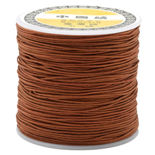 Sznurek Nylonowy 0.4mm do bransoletek kamieni Topliwy Karmelowy Beżowy