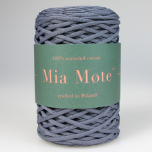 Mia Mote™ ByBag Line Sznurek Poliestrowy płaski bez rdzenia srebrny stalowy 3mm