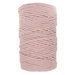 Mia Mote™ Classic Line Sznurek bawełniany skręcany do makramy 3mm Rose Quartz