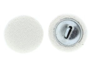 Guziki Tapicerskie Oblekane Obciągane Casablanca CS2301 Kość Słoniowa 20mm R32 10szt