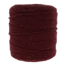 Sznurek bawełniany skręcany do makramy ecconomic bordowy 2mm ~30m