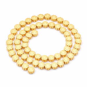 Kamień Jubilerski Hematyt Non-Magnetic Golden Kwiatek 6x3mm