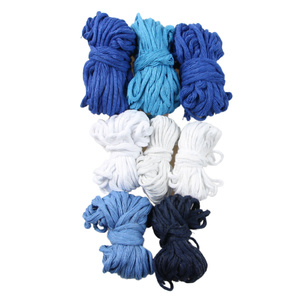 Outlet / Sznurek Bawełniany Skręcany / do Makramy / Classic Eco Line / mix / 2/3/5 mm / 200g