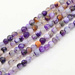 Agat Ognisty Crackle Colorful Kamień Jubilerski Fasetowany kula 4mm