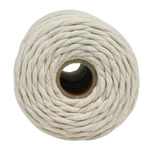 Mia Mote™ Classic Line Sznurek bawełniany skręcany do makramy 5mm light moonstone