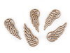 Drewniane scrapki skrzydła skrzydełka ażurowe Aniołki do dekoracji aniołków 21x55mm