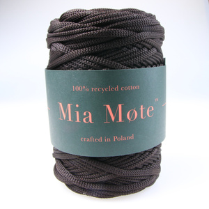 Mia Mote™ ByBag Line Sznurek Poliestrowy płaski bez rdzenia ciemny brązowy czekolada 3mm