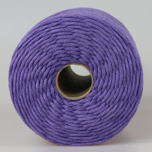 Mia Mote™ Classic Line Sznurek bawełniany skręcany do makramy Amethyst 3mm