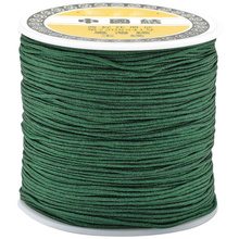 Sznurek Nylonowy 0.4mm do bransoletek kamieni Topliwy Zielony butelkowy