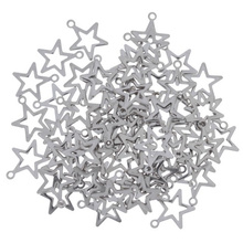 Zawieszka Stal Chirurgiczna Gwiazdka 14x12mm 10szt