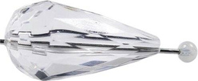 Kryształki Akrylowe Gładkiie Łezka Łza 20x11mm
