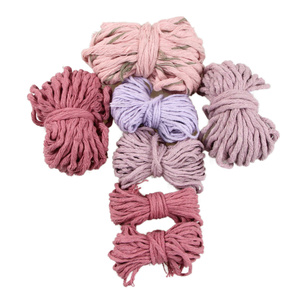 Outlet / Sznurek Bawełniany Skręcany / do Makramy / Classic Eco Line / mix / 2/3/5 mm / 200g [433]