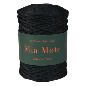 Mia Mote™ ByBag Line Outlet CUT Sznurek Poliestrowy płaski bez rdzenia czarny 3mm