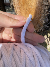 Mia Mote™ LumoKnot 8 mm – Knot bawełniany do świec, lamp i pochodni biały  chalk