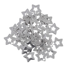Zawieszka Stal Chirurgiczna Gwiazdka 11mm 5szt